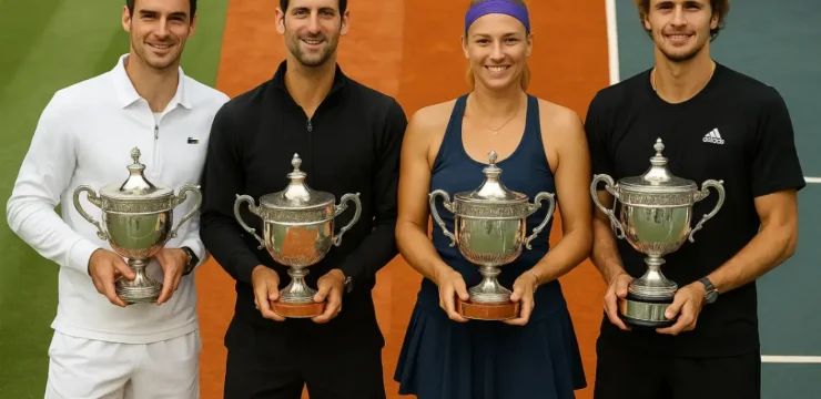 Игроки, побеждавшие на всех покрытиях: универсальные звёзды ATP и WTA