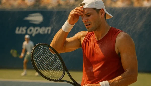 US Open: как американская жара влияет на стиль игры теннисистов