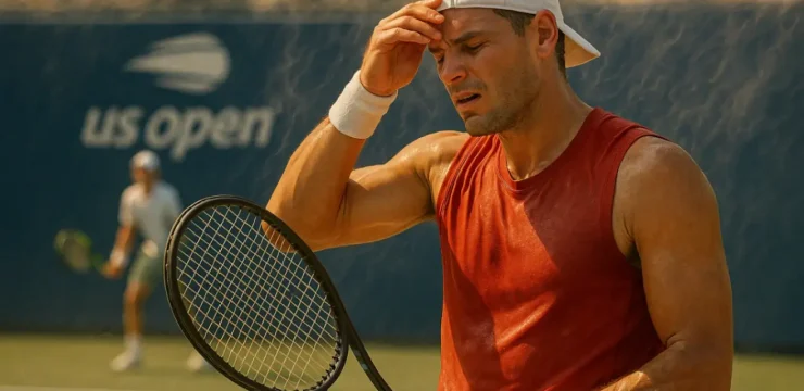 US Open: как американская жара влияет на стиль игры теннисистов